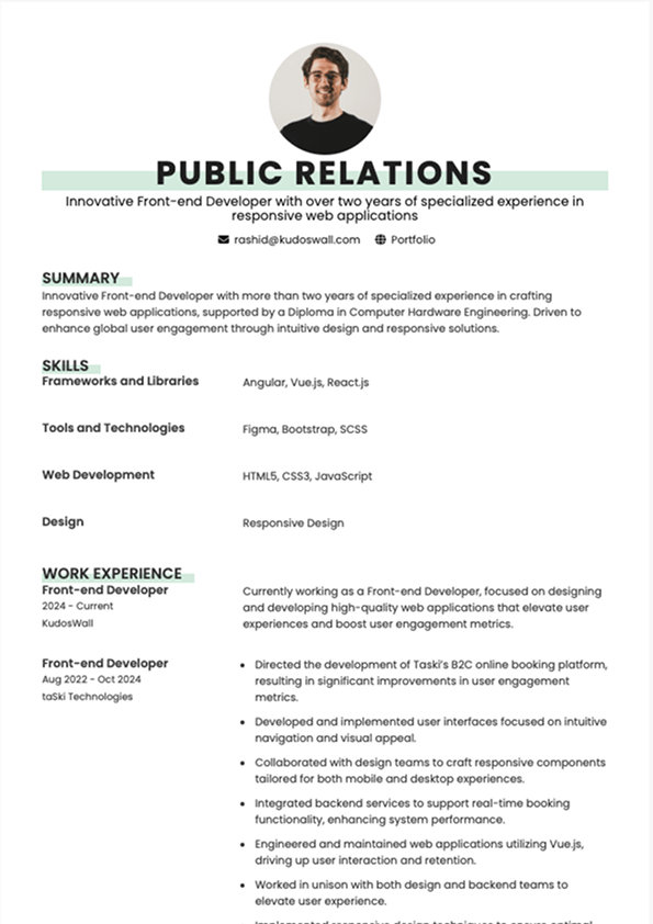 Resume Template 10
